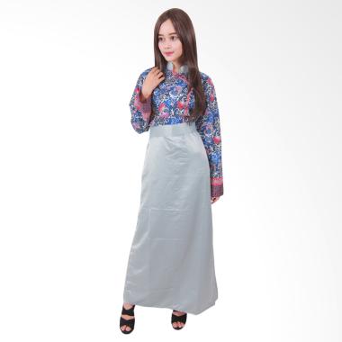 Batik Putri Ayu Solo G2 Gamis Batik - Silver