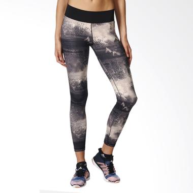 adidas Women Running Long Tight Cel ... a Wanita - Black (BQ2119)