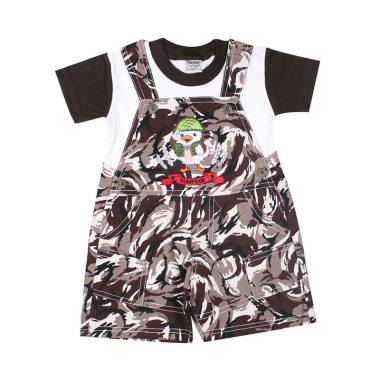 Tompege Kodok TP-7151B Setelan Jumpsuit Anak Laki-laki - Coklat