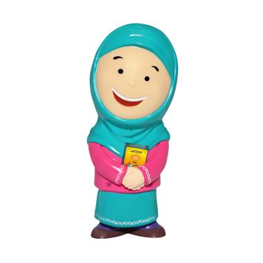 Al Qolam Hafizah Talking Doll New Bilingual Mainan Anak - Toska