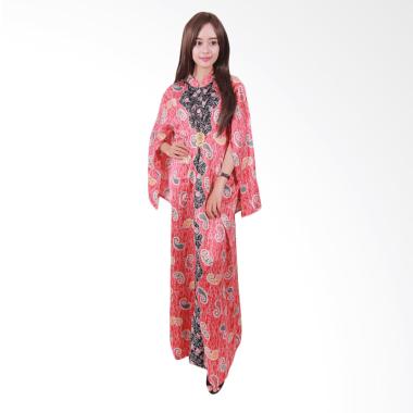 Batik Putri Ayu Solo Cape C3 Gamis - Merah