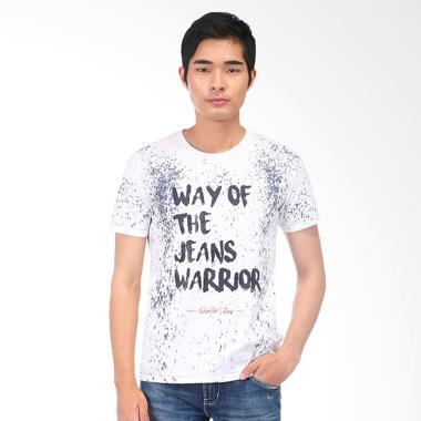 Bushido Jeans Toyotomi 001 BT001BWHD16 Tshirt White - Kaos Pria