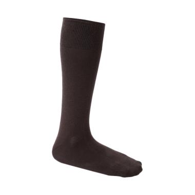 Elfs Shop Executive Simple Kaos Kaki Panjang - Coklat Tua