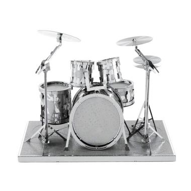 Fascinations Metal Earth Rock Band Drum Set Model Kit