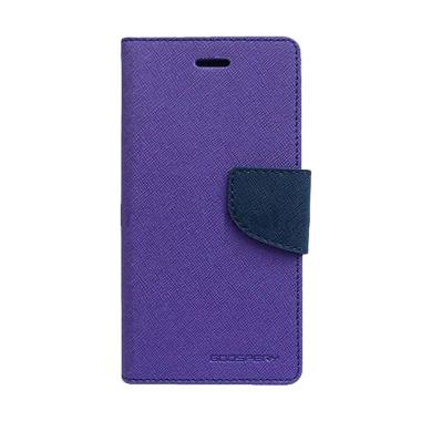 Mercury Fancy Diary Flip Cover Casi ... 016 A710 - Ungu Biru laut