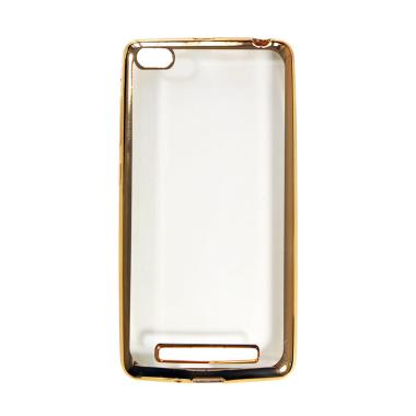 OEM Shining Chrome Softcase Casing for Xiaomi Mi5s or Mi 5S 4G - Gold
