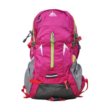One Polar 9671 Laptop Tas Ransel Hiking with Rain Cover - Purple