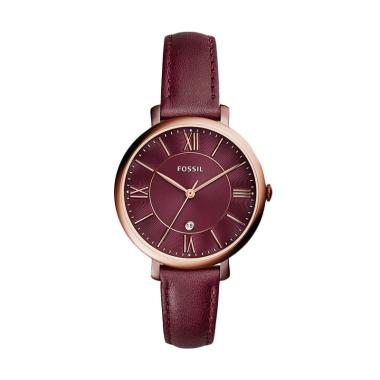 Fossil Jacqueline ES4099 Jam Tangan Wanita - Chocolate Rose Gold Brown