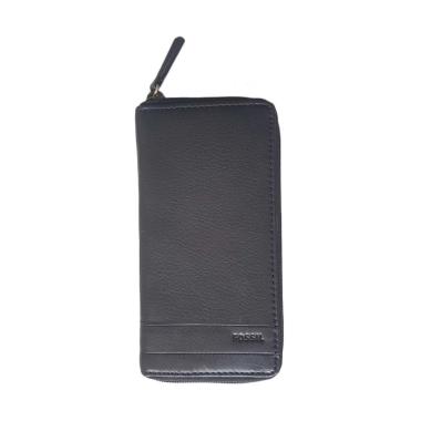 Fossil Lufkin Long Wallet SML 1447001 Dompet Wanita - Dark Brown