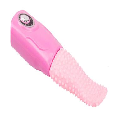 Afiat Herbal Vibrator Dildo Lidah Stimulan Alat Bantu Sex Wanita Red/Soft Pink