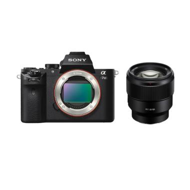 Sony Alpha A7II Special Package With FE 85mm f/1.8 Kamera Mirrorless Hitam