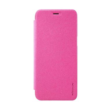 Nillkin Sparkle Leather Casing for Samsung Galaxy S8 Plus - Pink