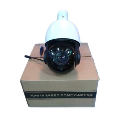 OEM Mini Speed Dome PTZ Outdoor HDTVI Kamera CCTV - Putih Hitam