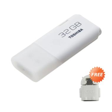 Toshiba USB Flashdisk 32 GB - Free OTG USB Connector for Android