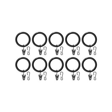 Ikea Syrlig Cincin Gorden Klip & Pengait - Hitam