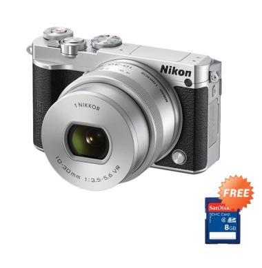 Nikon 1 J5 Kit 10-30mm VR Mirrorles ... emory 16GB + Screenguard