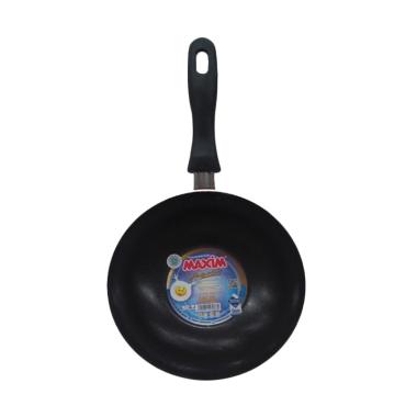 Maxim Valentino Mini Wok Wajan Penggorengan - Merah [16 cm/Teflon]