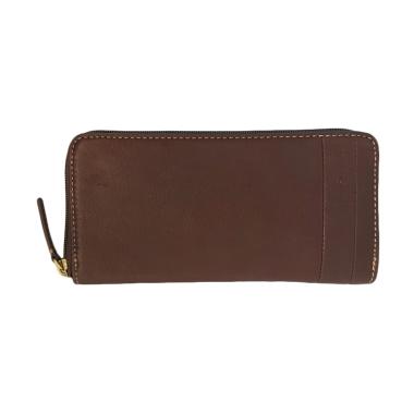 Fossil Lufkin Long SWL 1447201 Dompet Wanita – Dark Brown