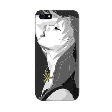 Indocustomcase Breath Girls Custom ... for Apple iPhone 5/5S/SE