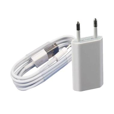 Apple Original Travel Charger and Lightning Data Cable for iPhone 5/5S/6/