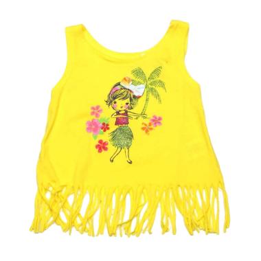 Children Place Baby Fringe Baju Atasan Perempuan - Yellow