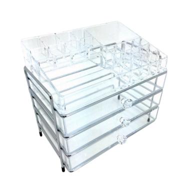 LECOCOPETITE Acrylic Premium Stainl ... SYS364 Make Up Organizer