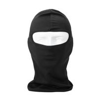 Universal Balaclava Full Face Spandex Masker Motor - Black