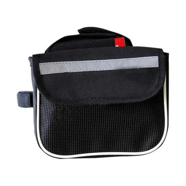 Universal Tas Sepeda Double Bag Cycling Organizer - Hitam