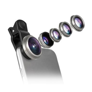 Capdase Super Fish Eye 6in1 Lensa Kit for Smartphone or Tablet