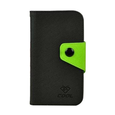 OEM Rainbow Flip Cover Casing for Samsung Galaxy Note Edge - Hitam