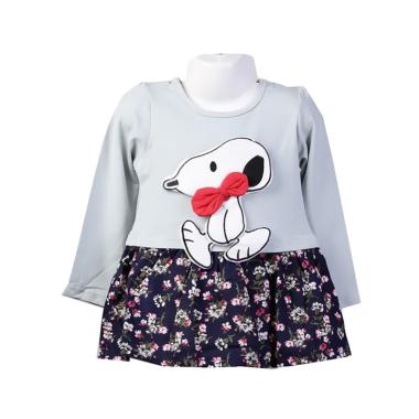 Chloe Babyshop F990 Snoopy Dress Anak Perempuan - Tosca