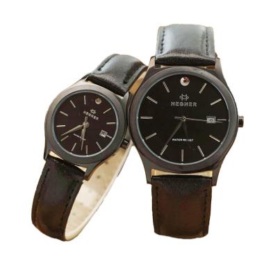Hegner HGR 317 Jam Tangan Couple Serries - Full Black