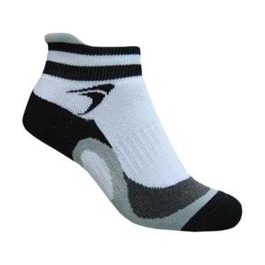 Flypower Thunder Kaos Kaki Badminton Wanita - White Black