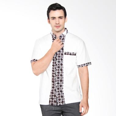 Jogja Batik Koko Kombinasi Batik Alvon Motif Akar Batik Pria