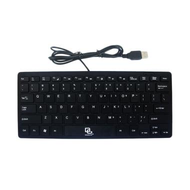 Universal K-1000 Digigear Multimedia Mini USB Keyboard - Hitam