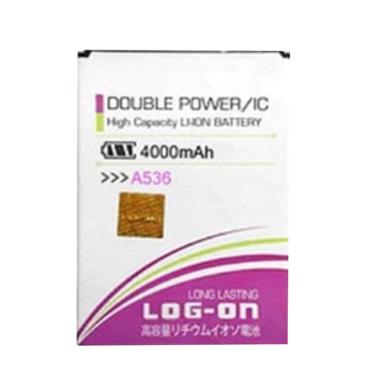 Log On Double Power and IC Battery for Lenovo A536 [4000 mAh/Garansi 6 Bulan]