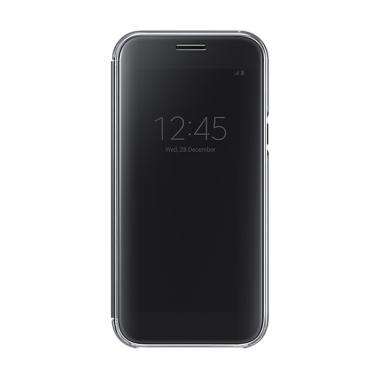 Samsung Original Clear View Cover Casing for Galaxy A5 2017 - Black