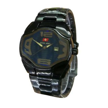 Swiss Army Dragon DH110SA8162MHTM Date Jam Tangan Pria - Hitam