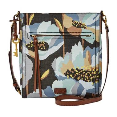 Fossil ZB 6905992 Emma NS Crossbody Sling Bags Wanita - Dark Floral