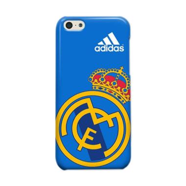 Indocustomcase Real Madrid Logo Casing For Apple iPhone 5C - Blue