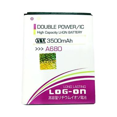 Log On Battery Double Power for Lenovo A680 [3500 mAh/IC/Garansi 6 Bulan]