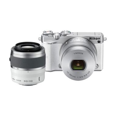 Nikon 1 J5 Kit 10-30mm with 30-110m ... Kamera Mirrorless - White