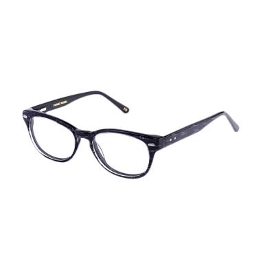 FRANC NOBEL 041526 Unisex Marion Raven Ash Pattern Kacamata - Black