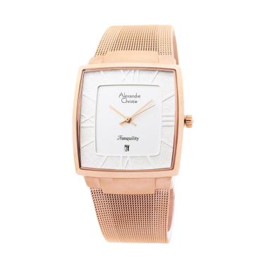 Alexandre Christie Pria 8329 Jam Tangan Pria - Rosegold