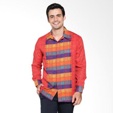 Batik Arjunaweda Men Rami Songket 65349126 Kemeja Batik - Merah