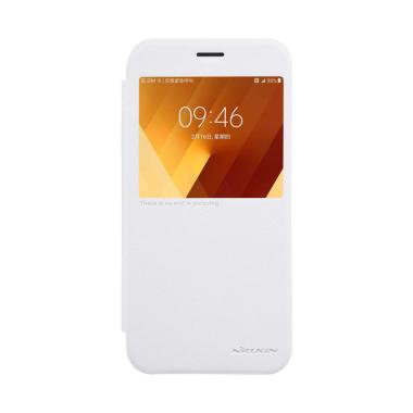 Nillkin Sparkle Leather Casing for Samsung Galaxy A7 2017 - Putih
