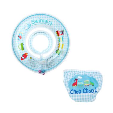 Swimava Choo Choo Train G1 Deluxe S ... with Handpump - Blue Blue