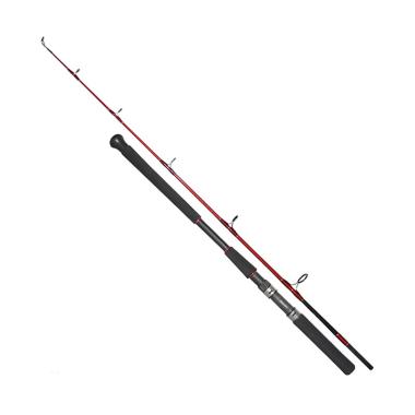 Maguro Rocket Jig PE 3-6 Joran Jigging Peralatan Memancing - Red Black