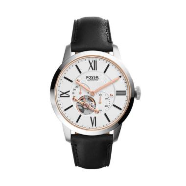FOSSIL Townsman Automatic ME3104 Jam Tangan Pria - Black rose Gold Black