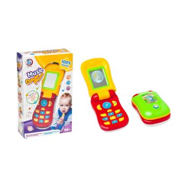 Pusat Mainan Anak Music Cellular Phone Mainan Anak - Red